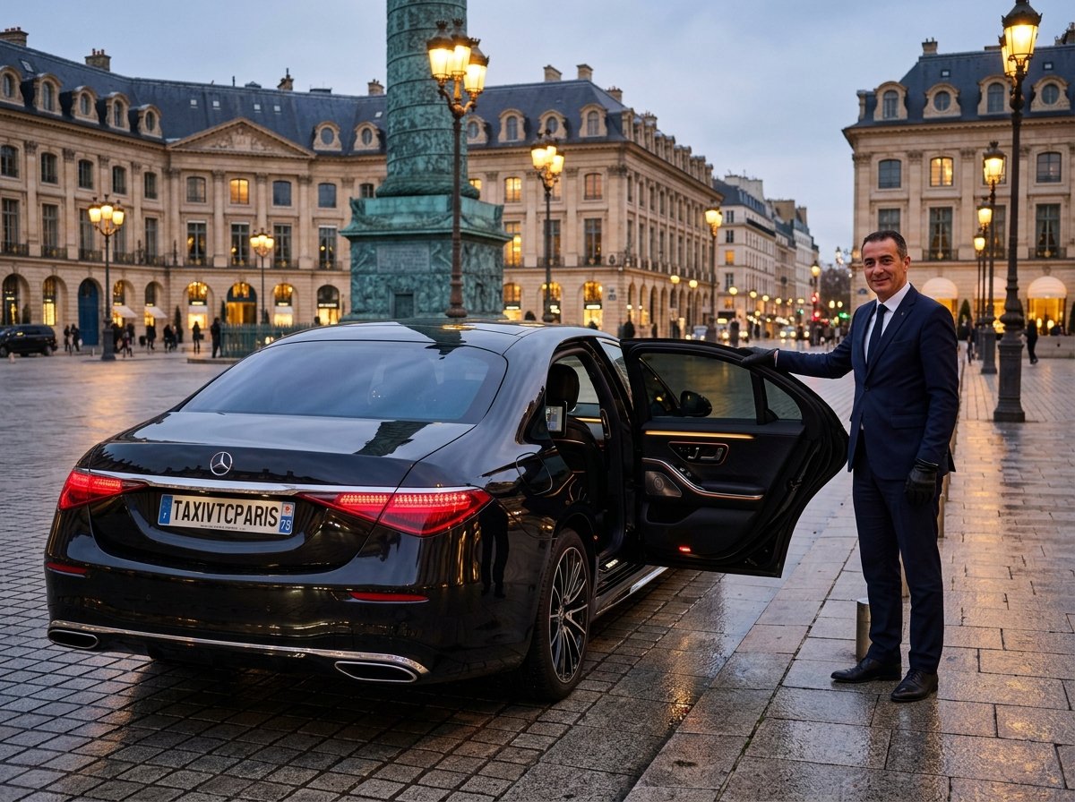 💎 Berline Mercedes Classe S — Palaces Parisiens, Place Vendôme & Triangle d'Or 🇫🇷