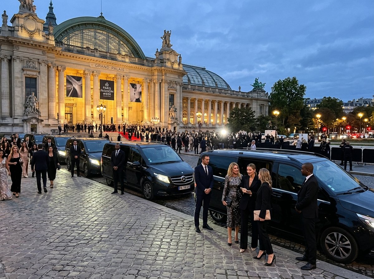 💎 Convoi de Vans Mercedes Classe V — Grand Palais, Galas & Fashion Week Paris 🇫🇷 avec plaque officielle TAXIVTCPARIS