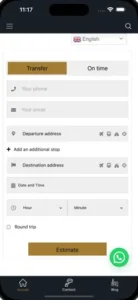 Application vtc chauffeur privé paris